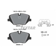 Satz Bremsbeläge Bremsklötze vorne für BMW 1 er F70 2 U06 Gran F74 23926253