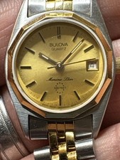 Vintage Bulova Marine Star Quartz Mens Watch ...