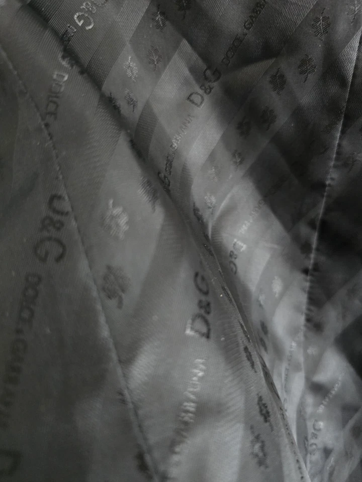 Colete de lã vintage Dolce & Gabbana patchwork masculino MÉDIO 52 - Imagem 4 de 4