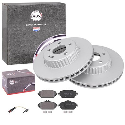 ABS BREMSSCHEIBEN + BELÄGE VORNE passend für MERCEDES C-KLASSE W205 S205 A/C205