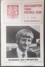 Northampton v Hereford FA Cup programme 1970/71