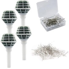 Arlai Box of 4 Bride Wedding Flower Bouquet Holder Foam Floral Handle Bouquet...