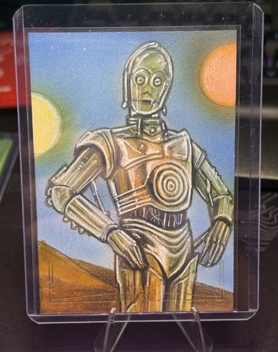 Mohammad Jilani Star Wars 2026 Topps Galaxy Chrome Sketch Card card