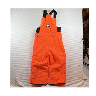 Quiksilver Orange Snow Bib Pants Kids Size 3 Waterproof Grow System 066