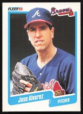 1990 Fleer #574b Jose Alvarez