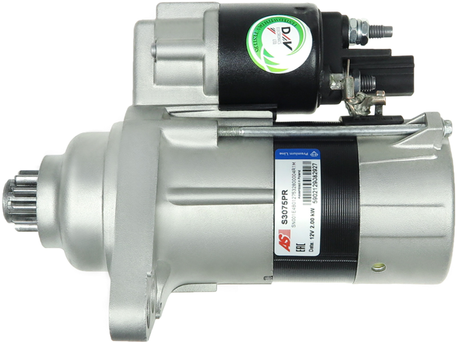 Remanufactured Starter Motor 12V 2.0kW 11T for VW TRANSPORTER OE 02Z911023H