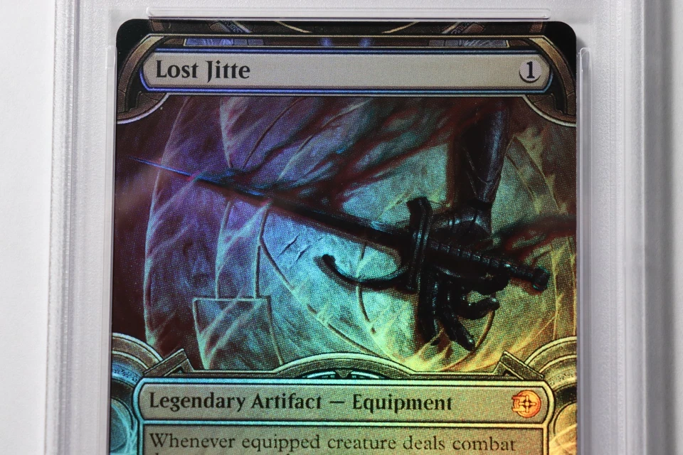 PSA Gem-10 Lost Jitte BIG Score #53 Vault Frame Showcase Foil MTG Low Pop - Image 4 of 4