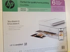 HP Envy 6558E Wireless All-in-One Color Photo Inkjet Printer White NEW