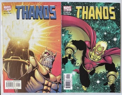 Thanos #1 #2 KEY 1st Cameo Appearance Of The Hunger, A Reality Consuming Entity!