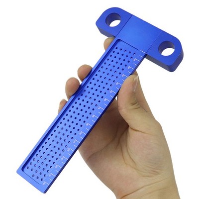 Carpentry Marking Ruler Aluminum Alloy T-Square with Adjustable Scale