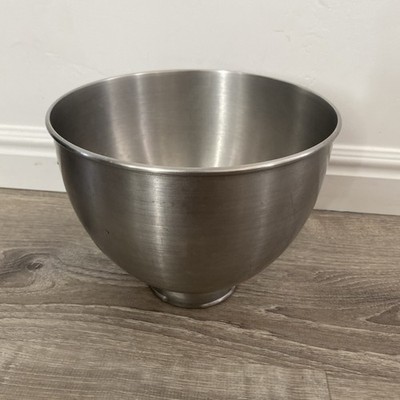 KitchenAid 4.5 Qt K45 Brushed Stainless Steel Mixing Bowl For Stand Mixer