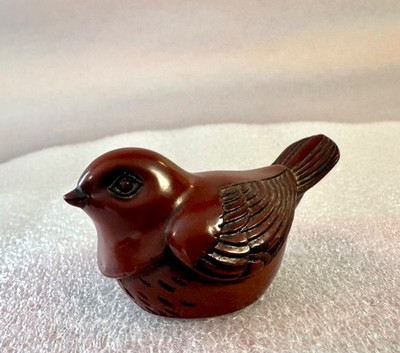 Vintage Crowing Touch Collection Red Songbird Resin Figurines