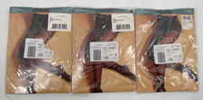 Lot 0f 3 Vtg Nordstrom Opaque 40 Tights Denier leg Control top Pantyhose Black