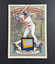 2005 Fleer Platinum Decade of Excellence Robin Yount Patch /10 🔥