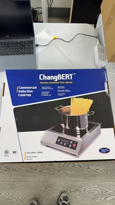 #ad ChangBERT Commercial Induction Cooktop 1800W Portable Countertop ETL NSF 102714A $99.99