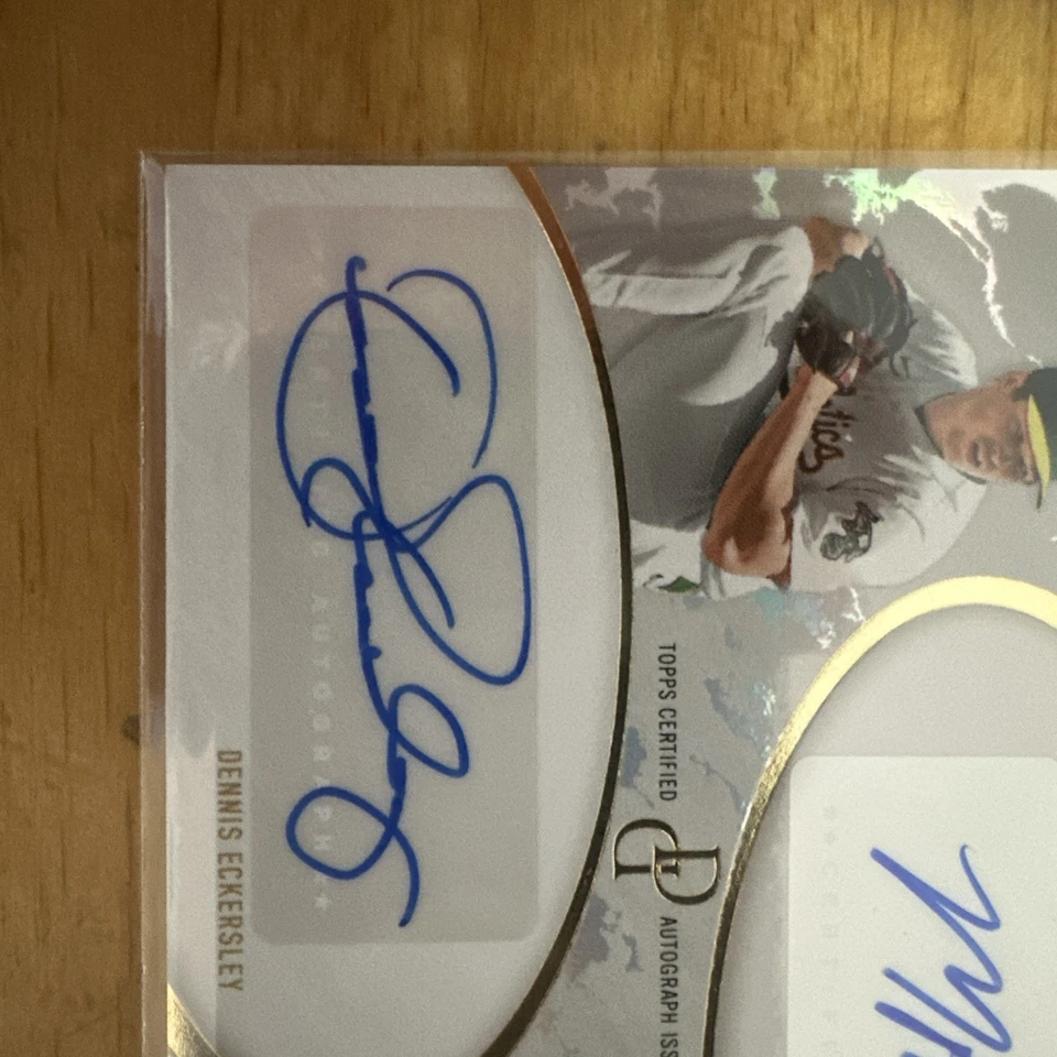 2025 Topps Dynamic Duals Mason Miller / Dennis Eckersley Auto 12/75 - Image 4 of 4