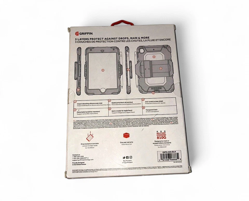 Griffin Survivor Tactical Case For IPad Mini (2019) & IPad Mini 4 Folding Stand  - Image 2 of 2