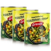 Erasco Vegetarischer GrüNe Bohnen-Eintopf 800G Fertigessen (3Er Pack)
