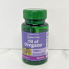 Puritan's Pride Oil of Oregano Extract 150 mg - 90 Softgels - EXP 05/27