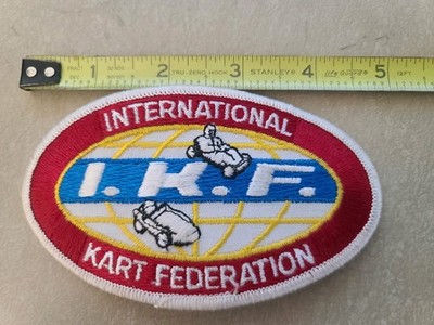 1990's IKF International Kart Federation 5inch Patch