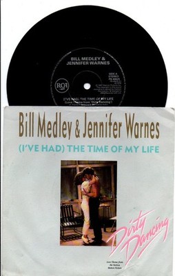 BILL MEDLEY & JENNIFER WARNES - I'VE HAD THE TIME OF MY LIFE  ( 7'' vinyl single)