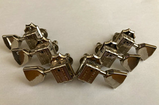 Kluson Deluxe 3X3 Metal Tulip Buttons Electric guitar tuners Les Paul SG ES