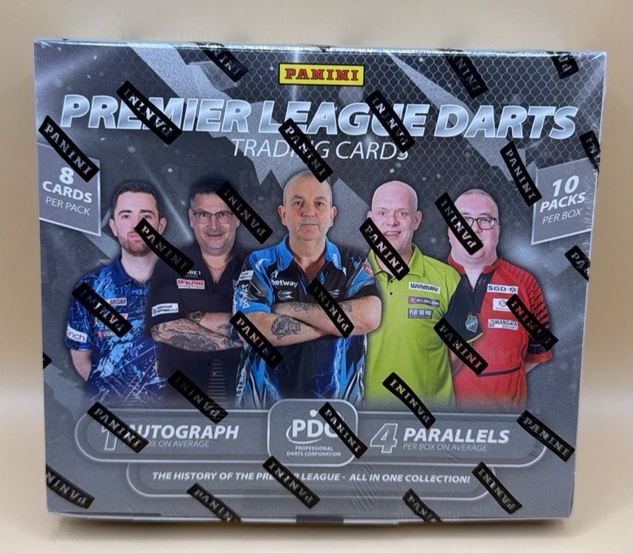 Panini PDC Premier League Darts Trading Cards Box - NEU & OVP - Sealed