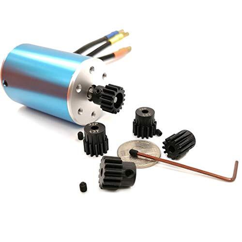 RC Motor Pinion Gear, 32DP 0.8M 3.175mm RC Motor Gear 12T 13T 14T 15T 16T Pinion Gear Set Chroom Molybdeen Staal 1/10 RC Auto Motor Pinion Gear