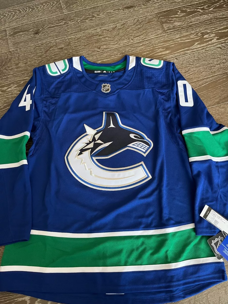 Men's Adidas Elias Pettersson White Vancouver Canucks Away Authentic Pro Player - Jersey