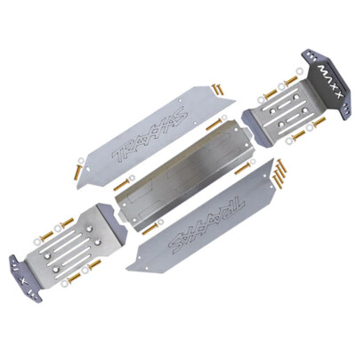 NEW GPM SS Chassis Protection Plate (Cutting + Hollow Version) Maxx FREE US SHIP