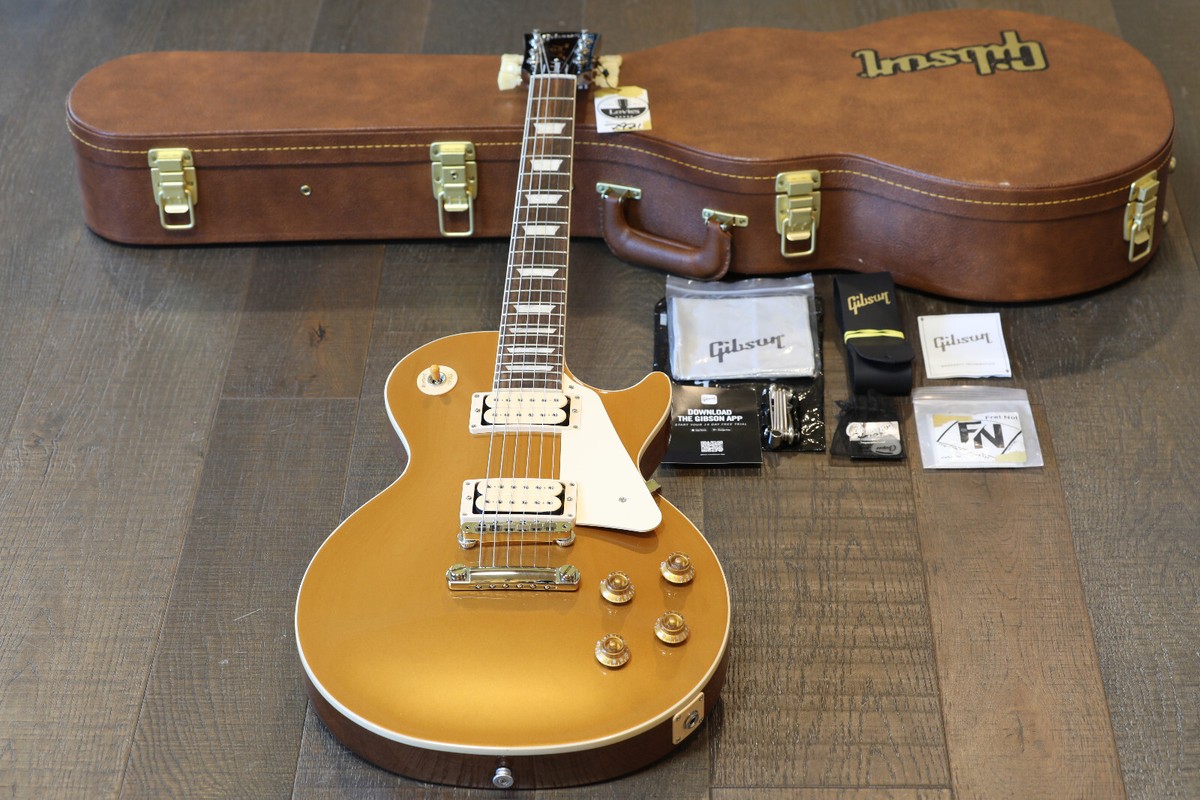 2024 Gibson 50's Les Paul Standard Electric Guitar Goldtop + OHSC