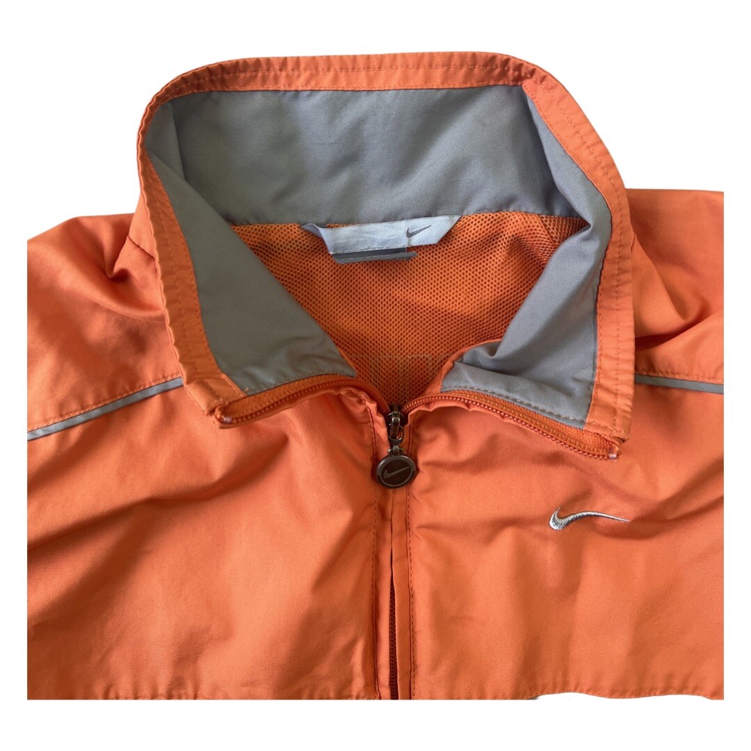 SACAI X NIKE giacca a vento nike vintage anni 90 zip arancione media