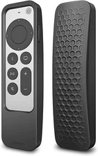 2-in-1 Protective Case for 2021 Apple TV Siri Remote ＆ AirTag Shockproof Cover