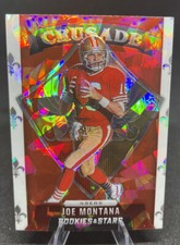 2021 Rookies & Stars Joe Montana Crusade Red Ice Prizm San Francisco 49ers