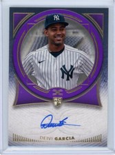 2021 Topps Definitive Rookie Purple Autograph #DRA-DG2 Devi Garcia #04/10