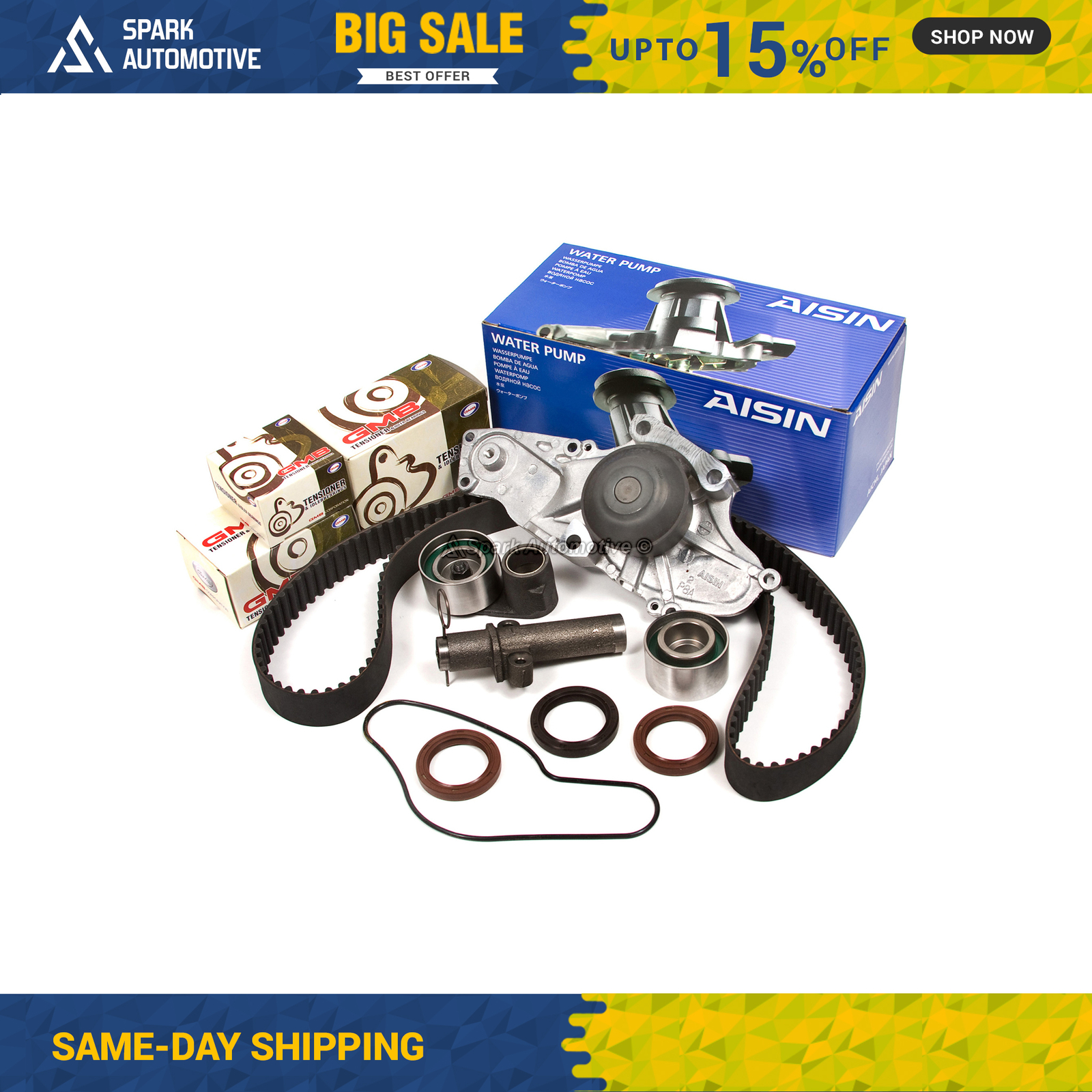 Timing Belt Kit Water Pump Fit 0004 Acura Honda Pilot Odyssey J32A