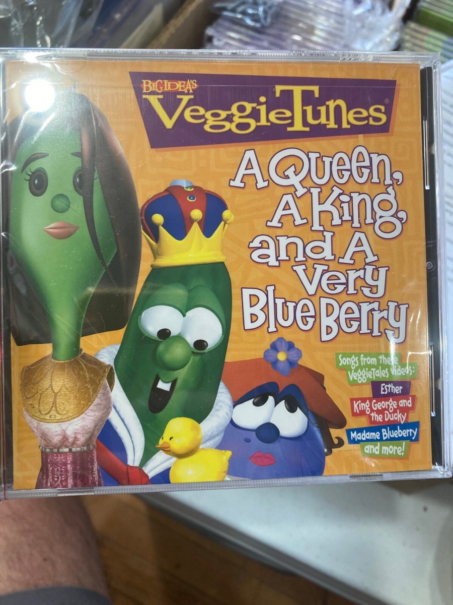 A Queen, A King, and A Very Blue Berry - Veggie Tales - CD NEW