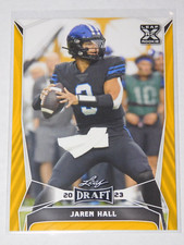 2023 LEAF DRAFT YELLOW JAREN HALL CARD #54