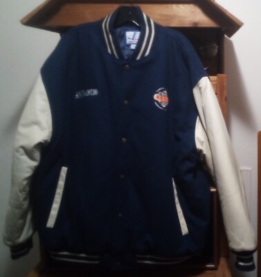 (7-28) ''LOGO ATHLETIC''  Sz. EXTRA LARGE SUPER BOWL 35 (XXXV) JACKET (PRE-WORN)