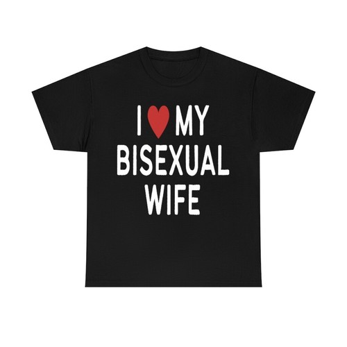 I Love My Bisexual Wife T-Shirt , Cute Bi Pride Anniversary Couple Shirt eBay