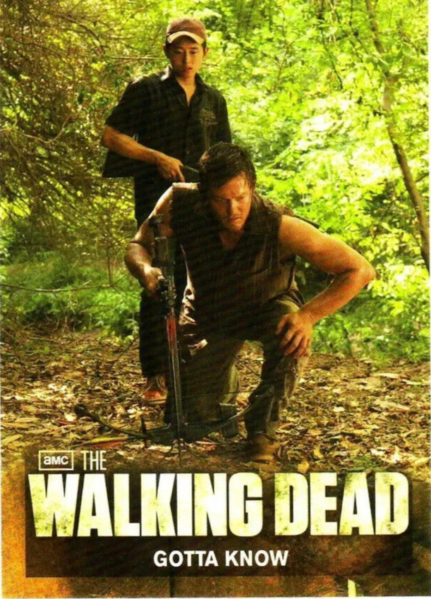 2012 Cryptozoic "The Walking Dead" Season 2 Trading Card #16 - GOTTA KNOW