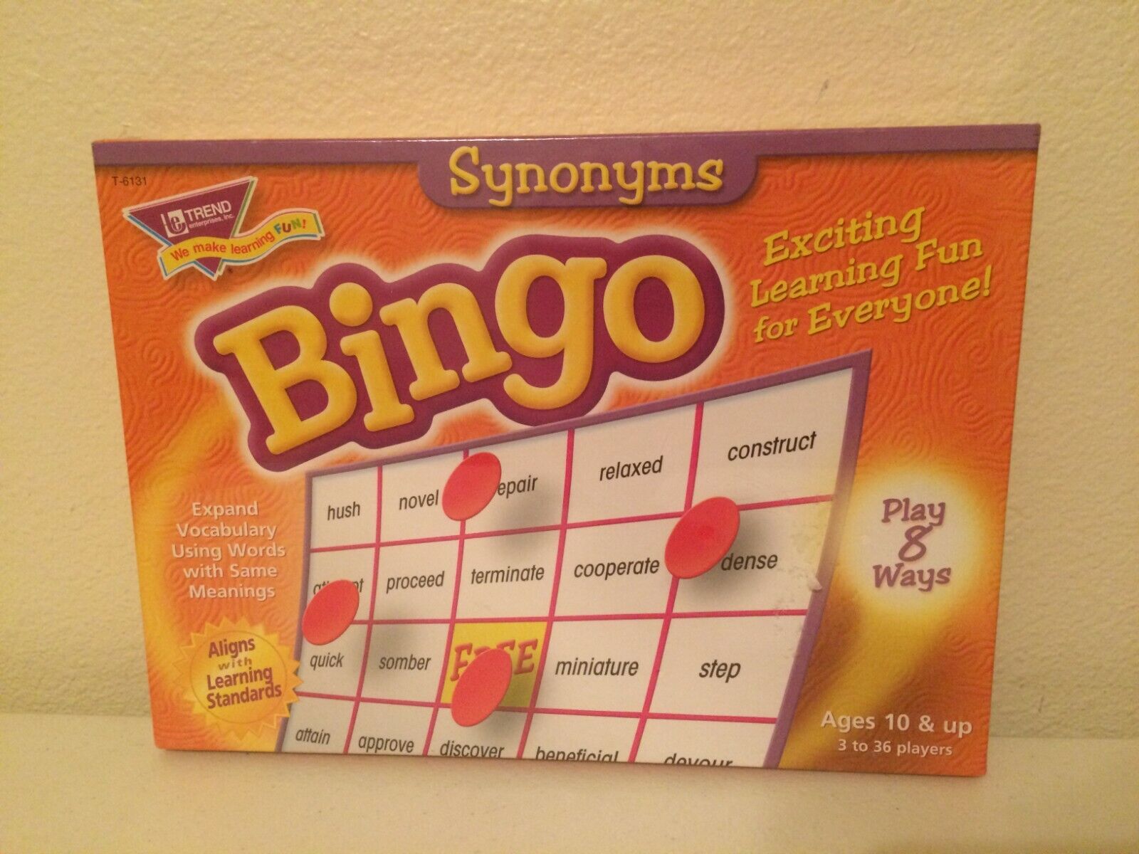 TREND enterprises, Inc. Synonyms Bingo Game T-6131