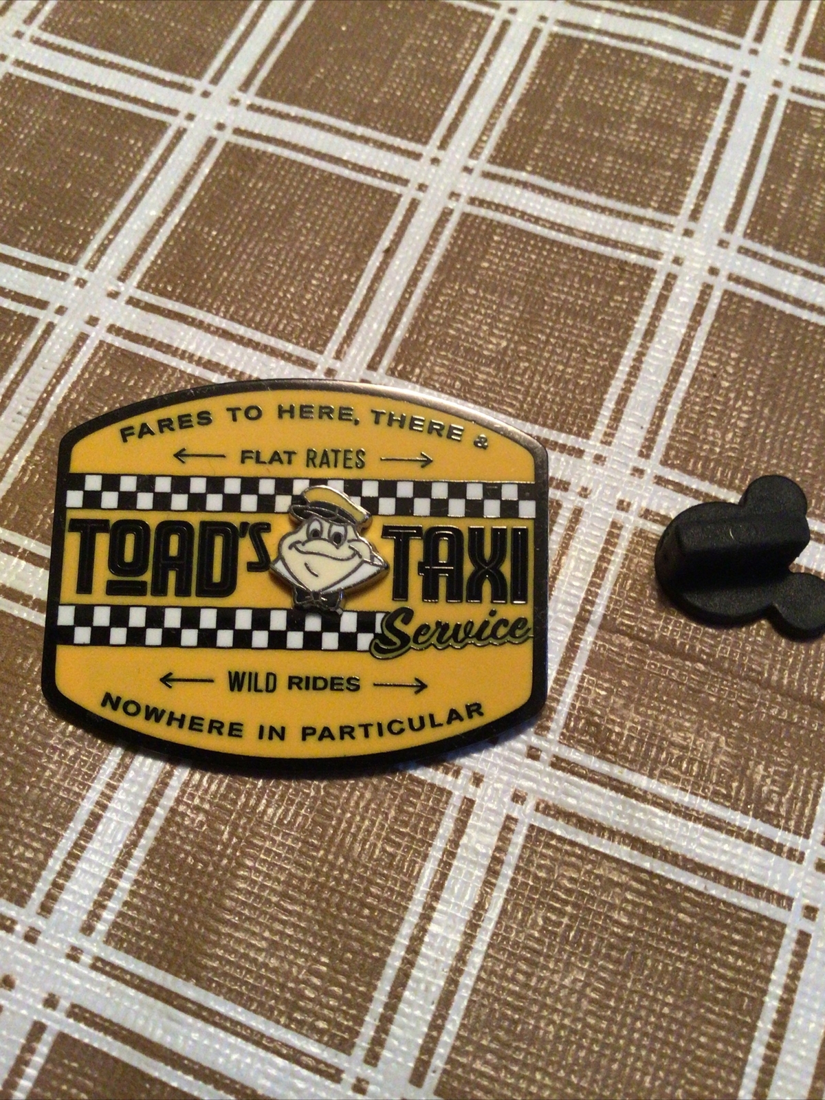 Disney Pin Mr. Toads Wild Ride Taxi Service 2016 WDW DLR 116277 Wind In Willows