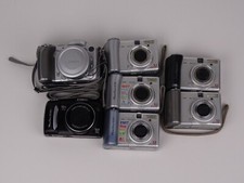 7 Canon PowerShot Digital Cameras PARTS ONLY Job Lot As Is Not Working