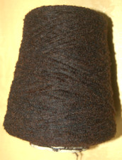 375g  CONE  OF  YEOMAN  MID  BROWN  BOUCLE  HAND /  MACHINE  KNITTING  YARN