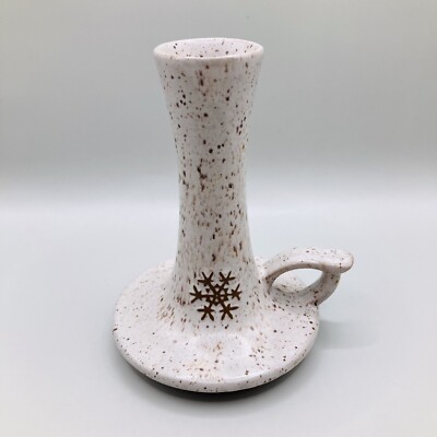Goss Pottery Vermont Brown Speckled Stoneware Vase- Vintage