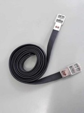 Étrier souple anglais cheval cuir noir matière de haute qualité (54"57"60") pouces