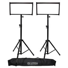 ProX X-LSB26 Mobile DJ Lighting Stand Mount Brackets Pair  Tripod Stands