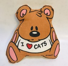PAWS Garfields Choice Cats Only Plush CatNip I Love Cats Brand Vintage