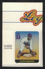 3408a, Legends of Baseball, Jackie Robinson, MHN.